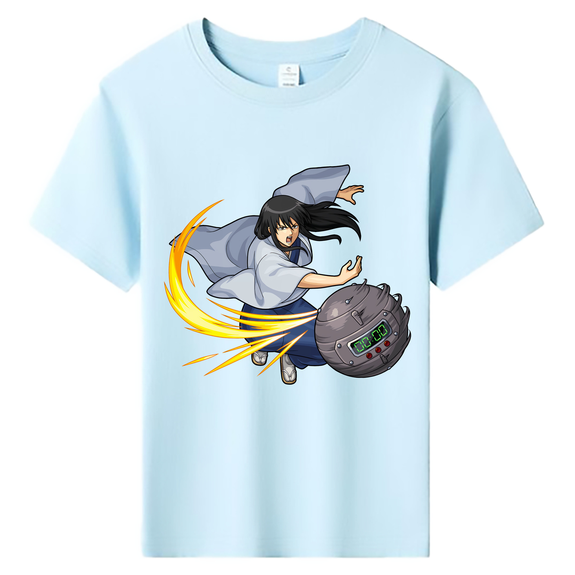 （画像用） ぎんたま 坂田銀時（さかたぎんとき） 神楽 志村新八（しむら しんぱち） GINTAMA Sakata Gintoki Kagura Shimura Shinpachi 綿100％キッズTシャツ（フロントプリント）